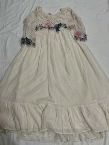 Boho Embroidered Maxi Dress