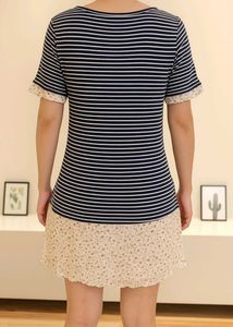 Striped Floral top