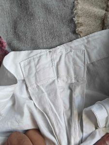 White Straight Leg Pants