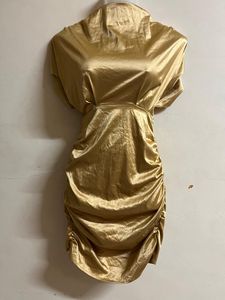 Korean Golden Party Wear One Piece💝