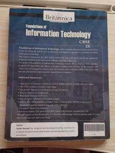 CBSE Class 9 Computer Book - Foundationa Of It