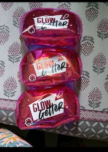 Combo Glow Getter Cosmetic Bags - Set of 3