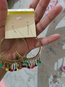 Forever 21 Colorful Hoops Earrings