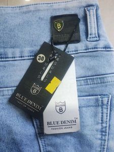 Stylish Light Wash Denim Jeans