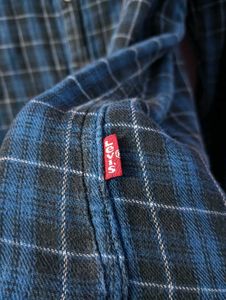 Levi's Plaid Flannel Shirt double side