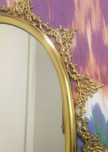 Gold Plated Wall Mirror With No Defects