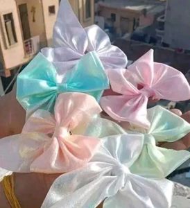 Iridescent Hair Bows - Set of 6