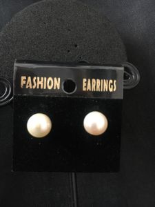 92.5 Real pearl Stud Earrings