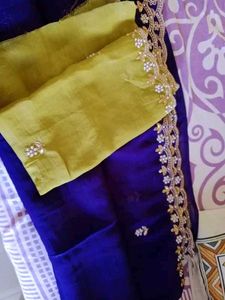 Elegant purple saree  💜