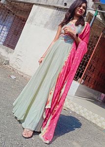 festive full dress one piece set