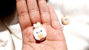 Bunny Clay Charm