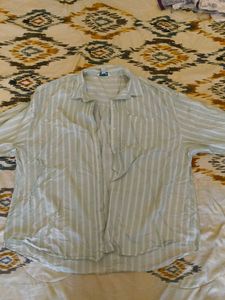 Striped Casual Boyfriend Shirt