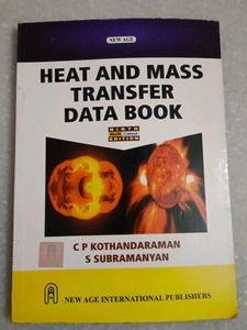 Heat And Mass Transfer Data Book Ninth Multi Colour Edition CP Kothandaraman S Subramanyan