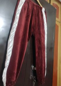 Burgundy Color Winter Lower/Pyjama For 30 Waist