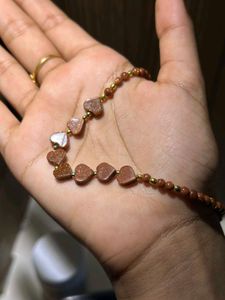 Brown Heart Shiny Chain✨