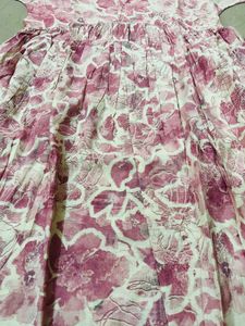 Floral Print Dress - XL Size