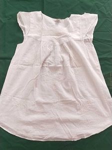 White Embroidered Top(Forever 21)