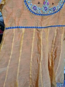Orange Anarkali