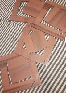 Set of 4 Diamond Wall Shelves