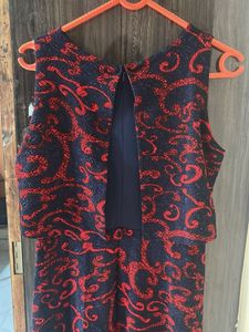 Patterned Sleeveless Dress