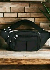 Black Waist Bag/Fanny Pack