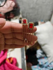 Giva Red Earrings