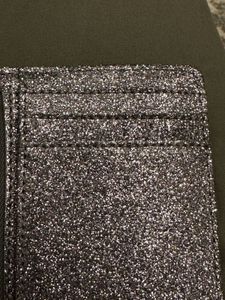 TED BAKER Glamira Silver Glitter Cardholder Wallet
