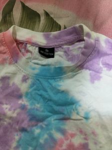 New Tie N Diy Colour Full Tshirt For Women