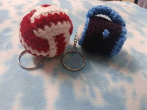 Crochet Combo Pack Of Coffee Mug And Tennis Ball