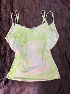 Y2k/Vintage Neon Top𐙚