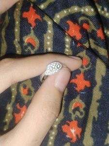silver ring 💍 for girls wear