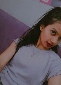 Women Rushed Lavender Crop Top💜