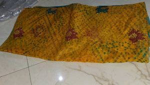 Embroidered Dupatta For Haldi And Wedding