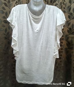 Awesome White Top Just For Coins Only 😍