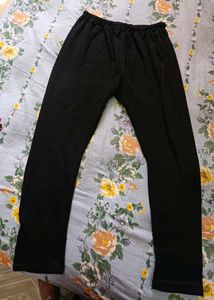 Woolen Leggings Black