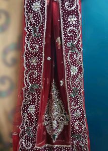 Red Embroidered Lehenga Choli Set