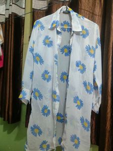 Floral Print Overshirt