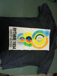 Zara Faded Dark Grey Graphic Tee