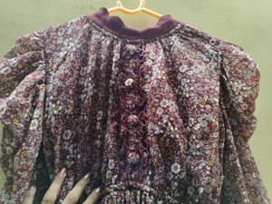 Floral Print Midi Dress