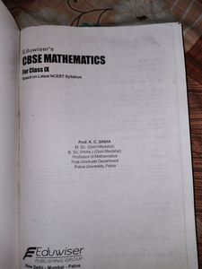 Kc Sinha Class 9 Mathematics