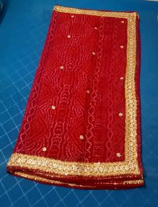 Elegant Red Saree