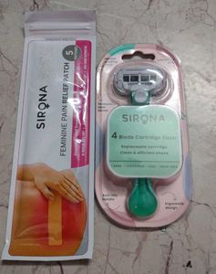 Body Razor & Pain Relief Patch