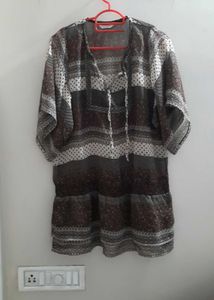 Red Embroidered Kurta