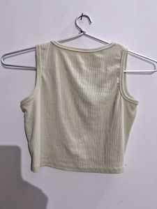 Cream Tank Top