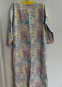 Lavender Printed Kurta