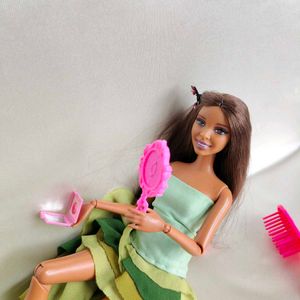 Iconic Barbie Doll + Accessories💚