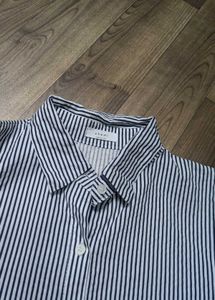 Striped Button-Down Shirt