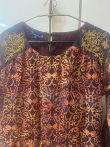 ethnic floor length gown