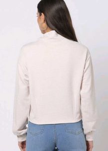 Ribbed Mock Neck Top