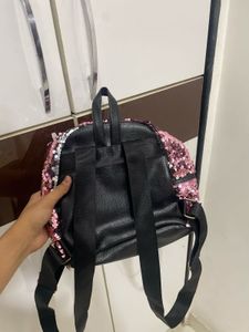 Pink Sequin Mini Backpack✨
